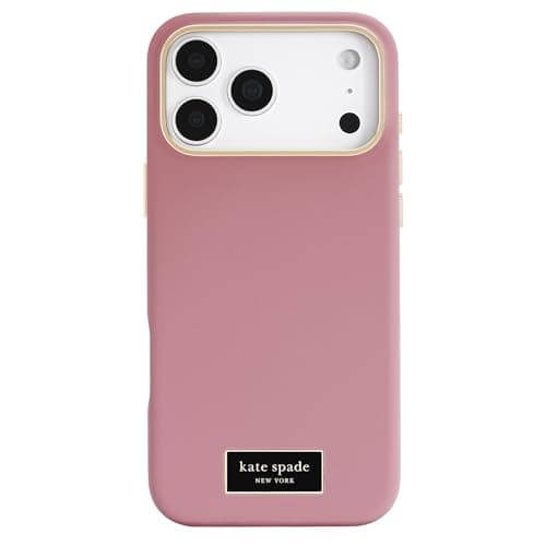Image of Kate Spade New York iPhone 17 Pro Max Case - Compatible with MagSafe - Designer Phone Case - Icon Dusk Rose