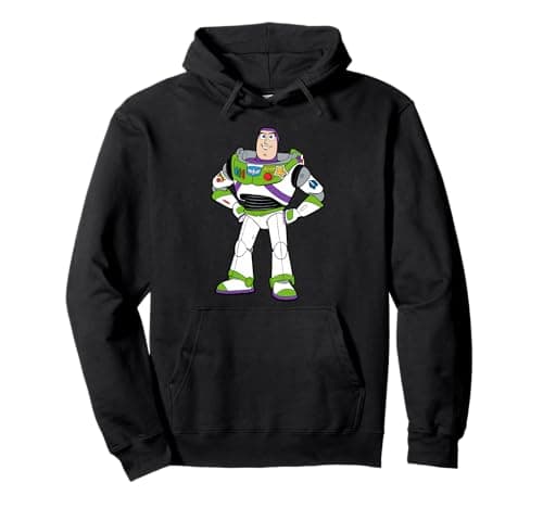 Image of Disney and Pixar's Toy Story 5 Buzz Lightyear Big Pose Pullover Hoodie