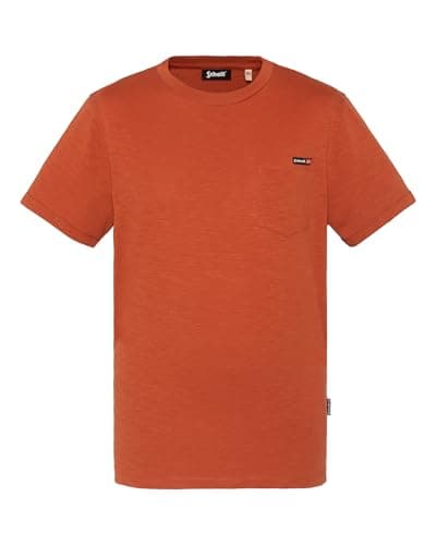 Image of Schott NYC Men's T-Shirt, Brown, M
