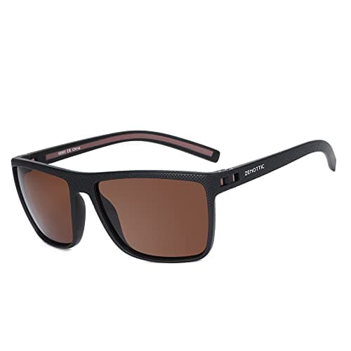 Image of ZENOTTIC Polarised Sunglasses for Men Lightweight TR90 Frame UV400 Protection Square Sun Glasses