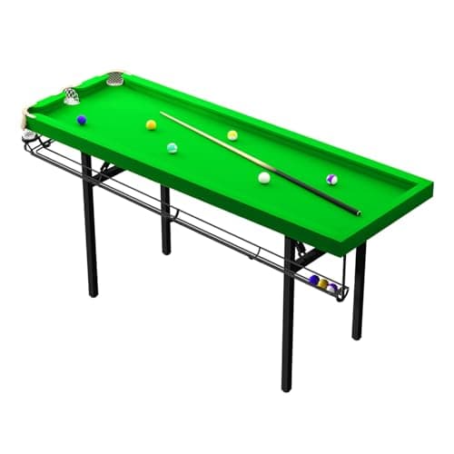 Image of KIBONCY Foldable Small Pool Table 5-Point Drill System, For Adults Home Indoor Family Billiard Practice Essential(Standard version)