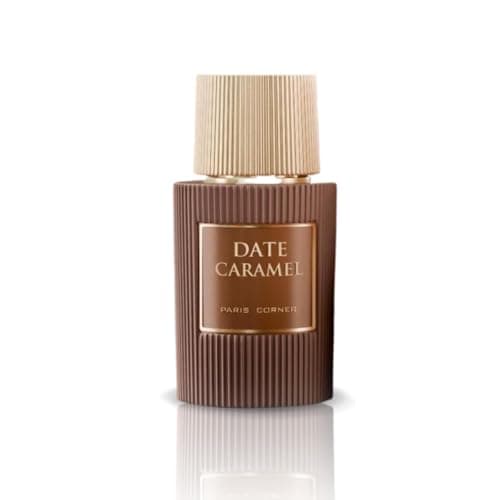 Image of Paris Corner | Date Caramel Eau De Parfum 100ml | Unisex Perfume for Women & Men | Warm Sweet Gourmand Perfume with Caramel, Vanilla, Amber & Sandalwood Notes | Long-Lasting Oriental Woody Scent