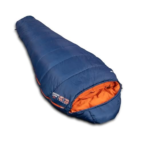Image of Vango Nitestar Alpha Sleeping Bag - Duke of Edinburgh Recommended | Ultralight Mummy Sleeping Bag for Camping, Hiking, Outdoor, Backpacking (Nitestar Alpha 250 (Neptune Blue))