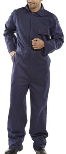 Image of CLICK COTTON DRILL BOILERSUIT NAVY BLUE 38