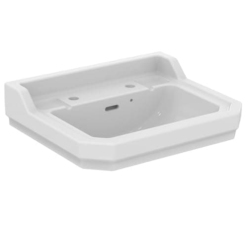 Image of Ideal Standard Waverley 56cm Bathroom Sink/Basin, 2 tap Hole, U470101, White