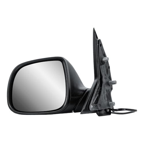 Image of Passenger Left Side Wing Mirror N/S Electric and Heated Manual Folding Textured Back Cover for 2015 to 2024 VW Transporter T6