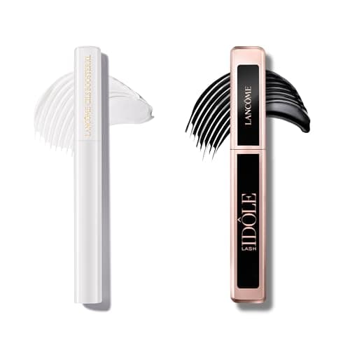 Image of Lancôme Lash Idôle Mascara 8ml & Cils Booster XL Primer 5.5ml Bundle, Lash-Lifting Volume, Length & 24H Wear, Clump-Free, Smudge-Resistant