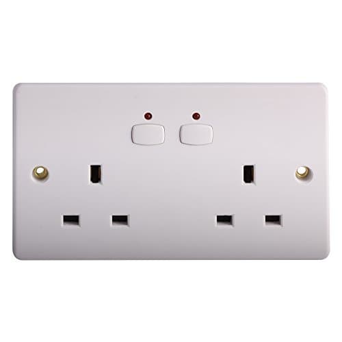 Image of Energenie Smart Double Socket (White) - Seamlessly Integrate Smart Controls into Your Home - Energenie