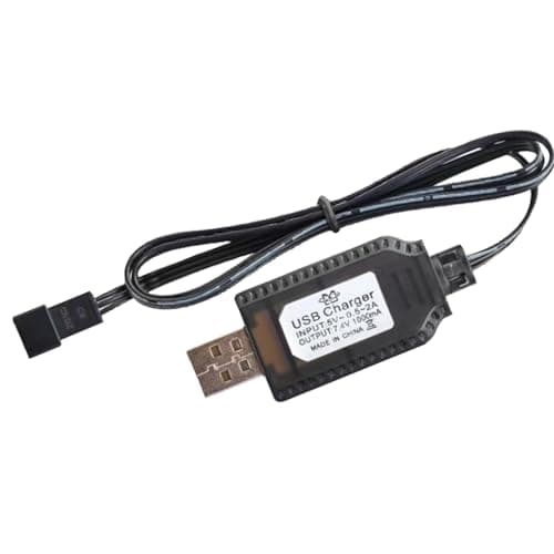 Image of 7.4V 1000mA Drone Charger, USB RC Battery Connector Cable SM-2P SM-3P SM-4 Portable Charging Cable For Toy Battery With Indicator Light Design
