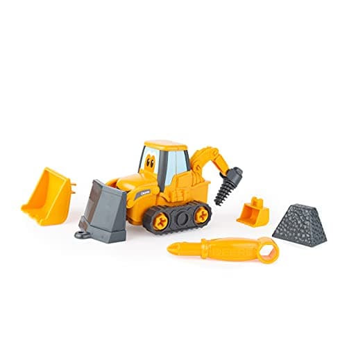 Image of John Deere Kids Build A Buddy Deluxe Tractor, Backhoe Loader Toy, Tractor Toys, John Deere Tractor Toy, Building Farm Toy, Tractor Toy For Boys and Girls 3 Years and Older