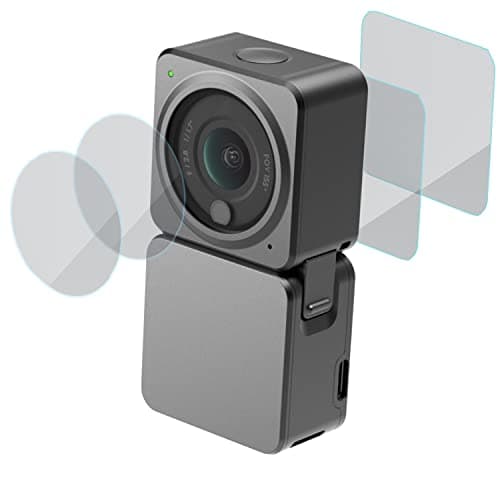 Image of Kimyoaee Osmo Action 2 Screen Protector for DJI Action 2 4K Underwater Camera Vlogging Sports, 2 Sets Protective Film for DJI Action 2 Power/Dual-Screen Combo (for DJI Action 2 Power Combo)