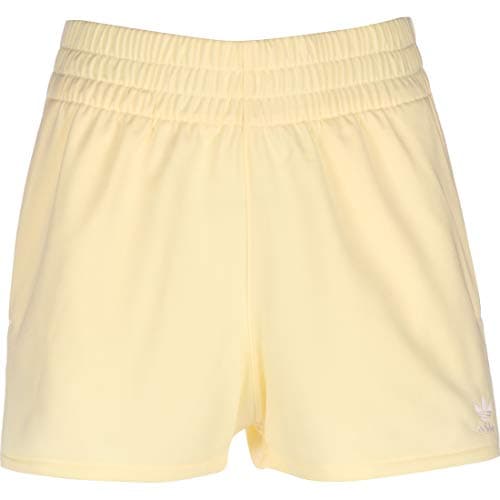 Image of adidas 3 Str Short - Women's Shorts, Womens, Shorts, FM2607, Easy Yellow/White, 9-Aug
