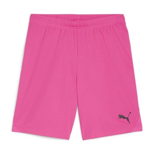 Image of PUMA Unisex Teamgoal Jr Knitted Shorts, Fluro Pink PES-puma Black, 140 EU