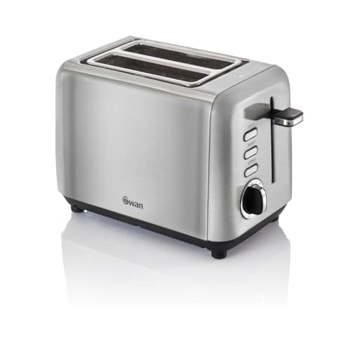 Image of Swan TownHouse 2 Slice Toaster Stainless Steel ST14015 (1, GRN (Grey))
