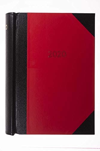 Image of Collins Desk - 2020 Diary - A4 Two pages a day - Red