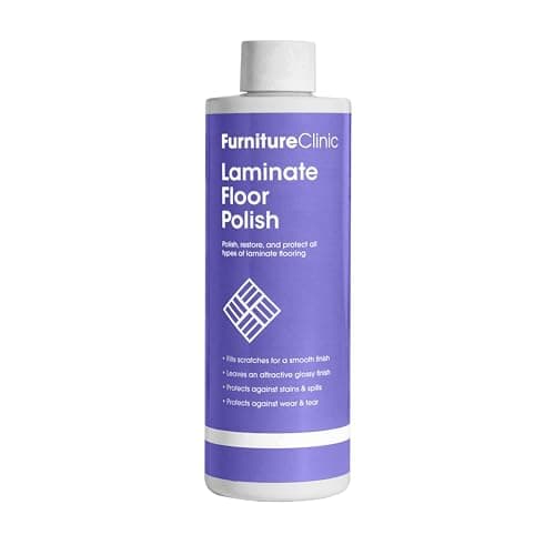 Image of Laminate Floor Polish - Polishes to a Glossy Sheen - Protects Against Stains - Fills Scratches and Reduces Wear & Tear – For All Types of Laminate Flooring - 500ml