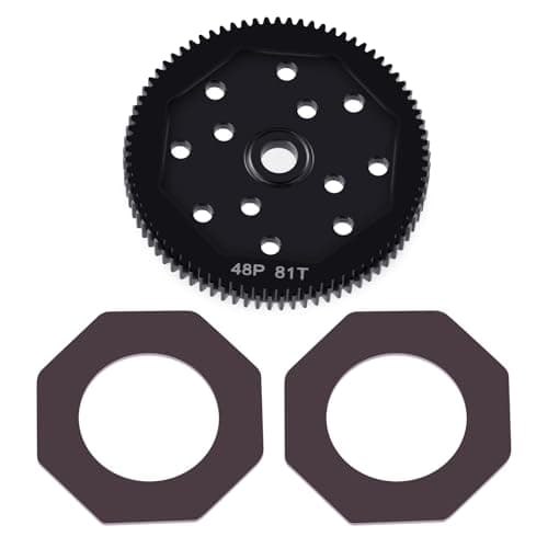 Image of BRKRC Steel 66T 72T 81T 84T Spur Gear 48P RC Main Gears for 1/10 Associated T4 B4 T5 B5 Eleament Endero RTR (81T 48P)