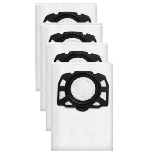 Image of UTIZ 4x Pack Fleece Filter Bag To Fit Karcher Wet and Dry MV4 MV5 MV6 Premium Renovation Vacuum Hoover Cleaner Alternative to 2.863-314.0