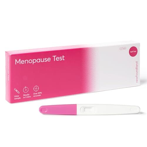 Image of Menopause Test Kit - 2 Tests - Simple FSH Test - Urine Sample with Results in Under 5 Minutes - At-Home Test - Menopause Self Test, Certified CE for Home Use