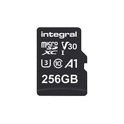 Image of Integral 256B microSD Card Premium High Speed 4K Video Memory Card - up to 100MB/s Read and 50MB/s Write, UHS-I, U3, Class 10, A1 App Performance - for smartphones, tablets, drones, game consoles