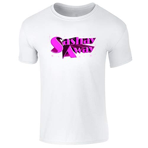 Image of Flip Sashay Away Ru Paul Inspired Drag Race Queen Womens T-Shirt White UK 14-16 (XXL)