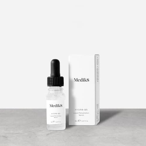 Image of Medik8 Hydr8 B5 Travel Size - Liquid Rehydration Serum With Hyaluronic Acid - Replenishes, Smooths & Plumps Skin - Ideal For Normal to Sensitive Skin Types - 8ml