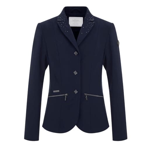 Image of LeMieux Junior Pro Childrens Show Jacket - Navy Blue 7-8 Years