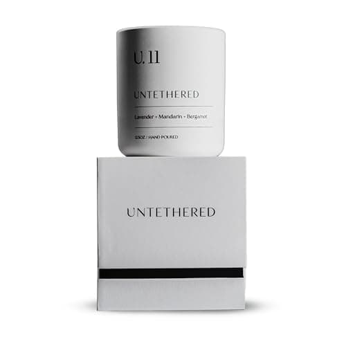 Image of U.11 Luxury Scented Candle | Lavender, Mandarin & Cedarwood | Hand-Poured in The USA, 100% Natural Coconut & Apricot Wax | Double Wick Aromatherapy Candle | Relaxing Home Fragrance & Gift (12.5 oz)