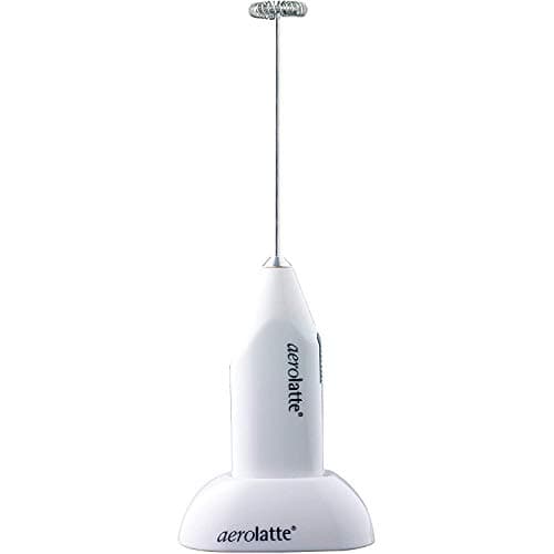 Image of Aerolatte Milk Frother with Stand, Stainless Steel, White