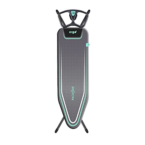 Image of Minky Ergo Mint Prozone Ironing Board, Black, 122 x 38cm [Amazon Exclusive]