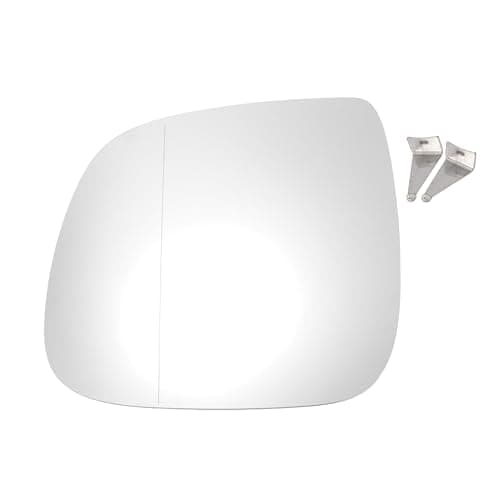 Image of A ABSOPRO Left Side Door Wing Mirror Glass Replacement Heated Glass No.2H0857521C/7E1857521AN/7E1857521J for VW Amarok MULTIVAN TRANSPORTER 2010-2022
