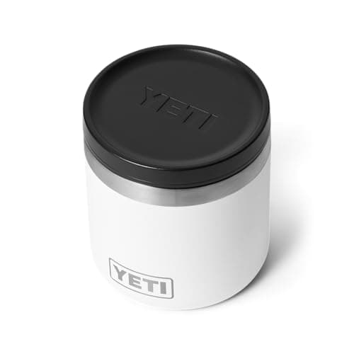 Image of YETI Rambler Food Jar, Vacuum Insulated Stainless Steel Container with Leakproof MagVent Lid, White, 8 oz (237 ml)
