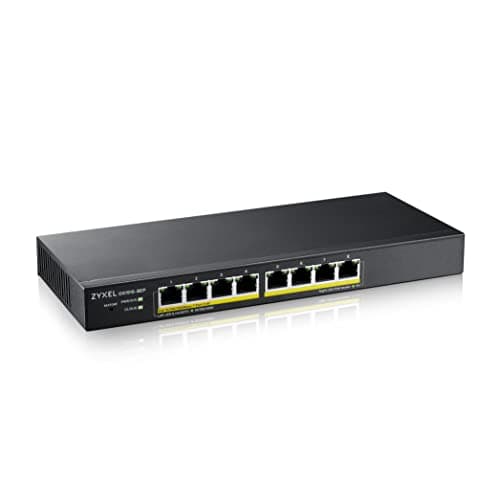 Image of Zyxel GS1915-8EP Managed L2 Gigabit Ethernet (10/100/1000) Power over Ethernet (PoE) Black