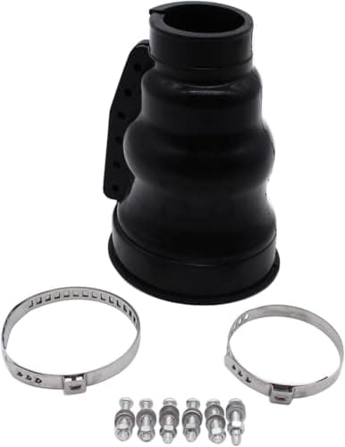 Image of TAKPART 1 Set Silicone Rear CV Joint Boot Set Rear Axle Boot Kit with metal clips Compatible for VW Beetle 1960-2003 1.2 1.3 1.5 1.6 VW 1500 1600 1961-1973 1.5 1.6 111598021A