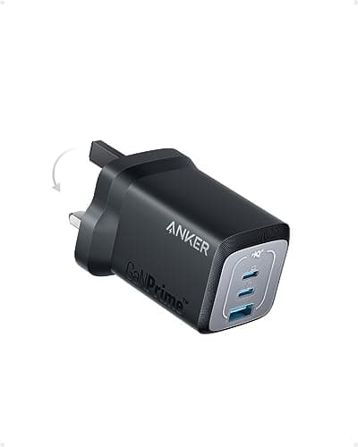 Image of Anker 67W USB C Charger, 3-Port PPS Fast Charger, Compact and Foldable GaN Charger for iPhone 17/16/15 Series, MacBook Pro/Air, iPad Pro, Galaxy S24, Note20, Pixel, Apple Watch and More