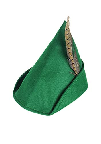 Image of NuJake® Adults Archer Fancy Dress Costume Hat Robin Hood Theme