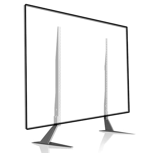 Image of Universal TV Stands, Desk TV Legs Pedestal for 27-85 Inch LED LCD TVs, Tabletop Screen Monitor Riser Base Replacement, Height Adjustable, VESA Up to 1000x800mm, Holds 50kg ML2785
