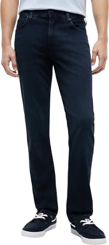 Image of Tommy Hilfiger Men's CORE Denton Blue Black MW0MW39036 Straight, Denim, 34W / 32L