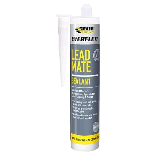 Image of Everbuild Everflex Lead Mate Sealant – Exceptional Adhesion – Neutral Cure – Lead Grey – 295ml