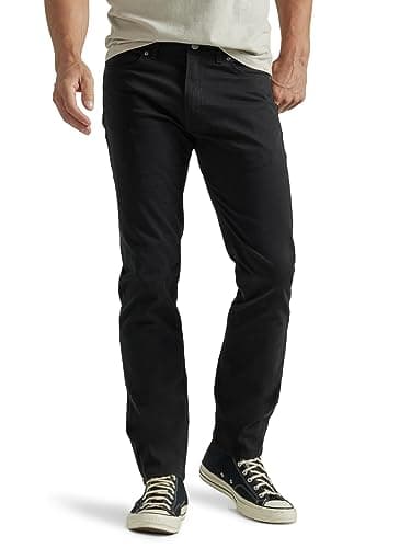Image of Lee Men's Performance Series Slim Straight Leg Jean Extreme Motion, Black, 32W x 32L
