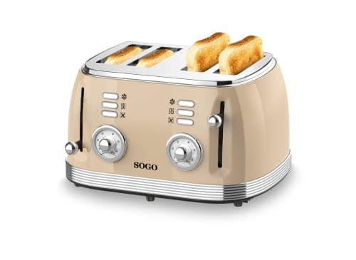 Image of Sogo TOS-SS-5475 toaster 6 4 slice(s) Beige