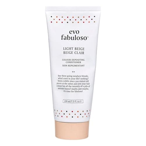 Image of Evo Fabuloso Light Beige Colour Depositing Conditioner for Blonde, Dull & Dry Hair - Toner, Colour Refresher & Shine - 220 mL