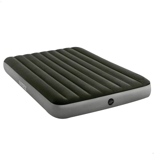 Image of INTEX QUEEN DURA-BEAM DOWNY AIRBED WITH FOOT BIP