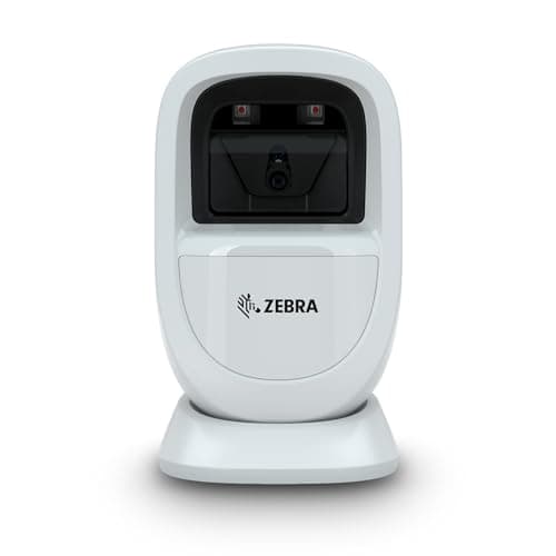 Image of Zebra Technologies - DS9308 SR Presentation Scanner USB Kit - Compact Design with Near-Zero Footprint - Adaptive Illumination - For Space Constraint Counters - Rapid Scanning - White