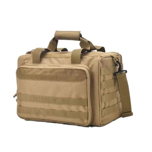 Image of BBTISG Expandable Canvas Holdall Bag, 30L Large Duffel Bag for Men with Multi-Pockets Unisex Holdall Travel Duffle Overnight Weekender for Men and Women (Khaki)