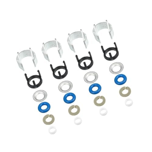 Image of Partuto 4 Set Fuel Injector Seal Repair ORing Kit 06H998907A for VW for Audi Replacement