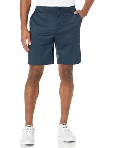 Image of Amazon Essentials Men's Slim-Fit Stretch Golf Shorts, Navy, 40W