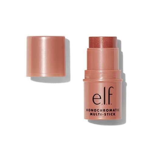 Image of e.l.f. Monochromatic Multi Stick, Travel-Sized Luxuriously Creamy & Blendable Color For Eyes, Lips & Cheeks, Vegan & Cruelty-Free, Bronzed Cherry