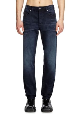 Image of Diesel 2023 D-FINITIVE Regular Jeans, Deep Dark Blue, 34W x 32L