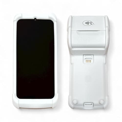 Image of Protective Bumper Case & Screen Protector For SumUp Terminal (White)
